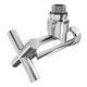 Кран для рушникосушарки кутовий Laris 1/2" - 3/4" Еліт 2шт (ZZ-4704) - зображення 1