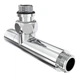 Кран для рушникосушарки кутовий Laris 1/2" - 1/2" Подовжений 2шт (ZZ-5101) - зображення 2