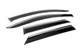 Ветровики с хромированным молдингом Niken Luxury (4 шт) для Peugeot 3008 2016-2023 гг - изображение 3