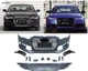 Передний бампер с черной решеткой RS6-Style (2011-2014) для Ауди A6 C7 - изображение 2