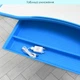 Дитяча регульована парта зростайка зі стільчиком та LED лампою Bambi M 4428 Синя - зображення 10