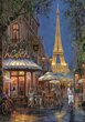 Puzzle Clementoni High Quality Night at the Eiffel Cafe 500 elementów 35577 (8005125355778) - obraz 2