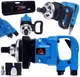 Пневматический гайковерт ударный пневмогайковерт Tagred TA827 для шиномонтажа мастерской автосервиса затяжки винтов гаек колес автомобиля 4200 Нм хвостовик 1" скорость 4800 об./мин механизм TWIN HAMMER с 2 головками регулировка вращения в кейсе - изображение 4
