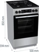 Плита Gorenje GK5C60SJ комби, 62л, 50x60см, дисплей, IconLed,эмалированные, титан - изображение 13