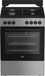 Плита Beko FBM62120SD комби, 66л, 60x60см, конвекция, серебристый - изображение 1