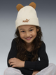 Czapka dziecięca beanie przejściowa Puma Animal Mid Crown Beanie Jr 2656401 Biała (4069157147422) - obraz 2