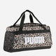 Torba sportowa materialowa duża Puma Challenger Aop Small Sports Bag 9114402 Brązowa (4069156961067) - obraz 1