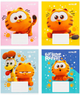 Набір шкільних зошитів Kite Garfield 12 аркушів у косу лінію 25 шт (GF25-235) - зображення 1