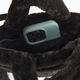 Torebka crossbody damska sportowa materialowa Puma Up Faux Fur Mini Shopper Bag 9171301 Czarna (4069157052146) - obraz 5