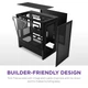 Корпус NZXT H3 Flow Tempered Glass без БП Black (CC-H31FB-01) - изображение 7