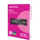 Накопичувач SSD Adata SSD накопичувач 500GB USB3.2 BLACK SC610-500G-CBK/RD (SC610-500G-CBK/RD) - зображення 7