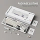 Геймерская полноразмерная механическая клавиатура ATTACK SHARK X98 Starlight White - изображение 9