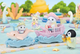 Zestaw figurek Sylvanian Families Amusement Park Ride Set - Ride the Waves SLV5820 (5054131058206) - obraz 5