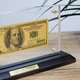 Індивідуальна банкнота 100 USD (долар) із золотим напиленням 28*14*6 см – чудовий сувенір або бізнес-подарунок Гранд Презент (ГП60076) - изображение 2