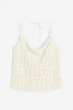 Майка H&M XS молочний 24071157036 - зображення 1