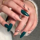 Накладные ногти 24 шт. + 24 клеевых стика для типс + пилочка (для маникюра) стилет - (01405) - изображение 3