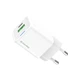 Зарядное устройство ColorWay GaN Mini 30W PD Port PPS USB (Type-C PD + USB QC4.0) white (CW-CHS053PD-WT) - изображение 1