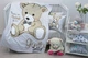 Комплект постельного белья в кроватку Tag Tekstil Teddy grey для новорожденных Мишка (серый) - изображение 1