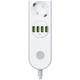 Мережевий фільтр живлення ColorWay CW-CHE44W, 4 розетки/4USB White 2M (CW-CHE44W) - зображення 6