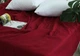 Простынь-покрывало Tag Tekstil пике 160х235 см. Косичка бордо - изображение 5