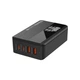 Зарядний пристрій ColorWay Power Delivery GaN (2USB-A + 2USB TYPE-C) (100W) black (CW-CHS041PD-BK) - зображення 4