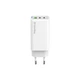 Зарядний пристрій ColorWay GaN Mini 65W PD Port PPS USB (USB-2C1A) white (CW-CHS058PD-WT) - зображення 2
