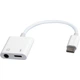 Адаптер USB-C to stereo audio 3.5 mm + USB-C power (CDLA) Cablexpert (A-CM-3.5FP-01) - изображение 2