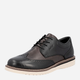 Buty derby męskie skórzane Rieker 04504-45 47 (12UK) Ciemnoszare (4061811550609) - obraz 4
