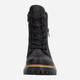 Zimowe trapery damskie Rieker 72617-00 41 (7.5UK) Czarne (4061811657780) - obraz 5