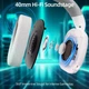 Беспроводные игровые наушники Attack Shark L80 Pro White, ультралёгкие, трёхрежимные (Bluetooth 5.3 / 2.4 ГГц / USB), 40 мм динамики, до 50 часов автономной работы - изображение 6