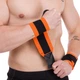Бинти кистьові для жиму (2шт) STRENGTH WRIST WRAPS Zelart TA-7807 (нейлон, р-р 7,5x30см, чорний-помаранчевий) - изображение 3