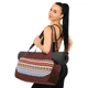 Сумка для йоги Yoga bag KINDFOLK (розмір 19х50х33см, поліестер, бавовна, помаранчево-блакитний) (FI-8366-1) - изображение 1