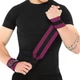 Бинти кистьові для жиму (2шт) STRONG WRIST WRAPS EZOUS C-07 (PVC, PL, латекс, р-р 56х8см, вага уп. 155гр, чорний-фіолетовий) (C-07_Чорно-фіолетовий) - изображение 3