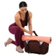 Сумка для йоги Yoga bag KINDFOLK (розмір 19х50х33см, поліестер, бавовна, рожевий-блакитний) (FI-8366-2) - изображение 3