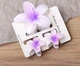 Заколка для волосся Hawaiian flower Крабик зажим Гавайский цветок Fashion Jewelry Набор из 3 штук Violet Фиолетовый - изображение 4