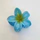 Шпилька для волосся Hawaiian flower Крабик затискач Гавайська квітка Fashion Jewelry Набір з 3 штук Blue Синій - зображення 3
