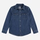 Підліткова джинсова сорочка для хлопчика Levi`s 448154665 158 см Синя (1159838402) - зображення 1