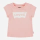 Детская футболка для девочки Levi`s 153271311 80 см Розовая (1159839110) - изображение 1