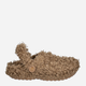 Kapcie damskie ciepłe Crocs Classic Faux Doodle Fur Clog 210849-2EY 39-40 Brązowe (196265879892) - obraz 1
