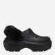 Chodaki damskie ocieplane Crocs Stomp Lined Clog 208546-001 38-39 Czarne (196265426119) - obraz 1