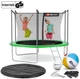 Батут Hop-Sport 10ft (305 см) зелений з внутрішньою сіткою: до 150 кг, для дітей, дорослих, дачі, вулиці - зображення 2