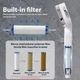 Насадка для душа Quadro Shower Head с 4 режимами и фильтром, Водосберегающая душевая лейка высокого 52520/55 - изображение 5