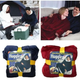 Двухсторонняя толстовка-плед Huggle Hoodie Blanket с капюшоном, Синяя 52532/59 - изображение 4