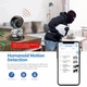 IP камера відеоспостереження бездротова Wi Fi 3 МП з нічним баченням датчиком руху двостороннім аудіозв'язком для дому та офісу панорамна відеоняня з віддаленим доступом через смартфон Android IOS для моніторингу безпеки та контролю приміщення - зображення 3