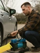 Компрессор автомобильный двухпоршневой 12V 85л/м с кейсом переходниками для шин, матрасов и лодок - изображение 8