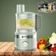 Универсальный кухонный измельчитель овощерезка Hoffmans Electronics HM-2076 Комбайн для кухни 1000W Мятный - изображение 1