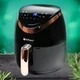 Аэрофритюрница сенсорная 2400W НМ-776А без масла аэрогриль 6л с таймером и съемной чашей для дома - изображение 9