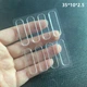 Силиконовые накладки 35×10 мм для защиты дверей и мебели от ударов царапин и шума 10 шт прозрачные 29403 - изображение 4