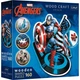 Пазл Trefl Wooden Marvel Heroes Бесстрашный Капитан Америка 160 элементов (5900511201949) - изображение 1