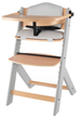 Стільчик для годування Kinderkraft Enock Gray Wood з подушкою (KHENOC0PGRY0000) (5902533917259)  - зображення 1